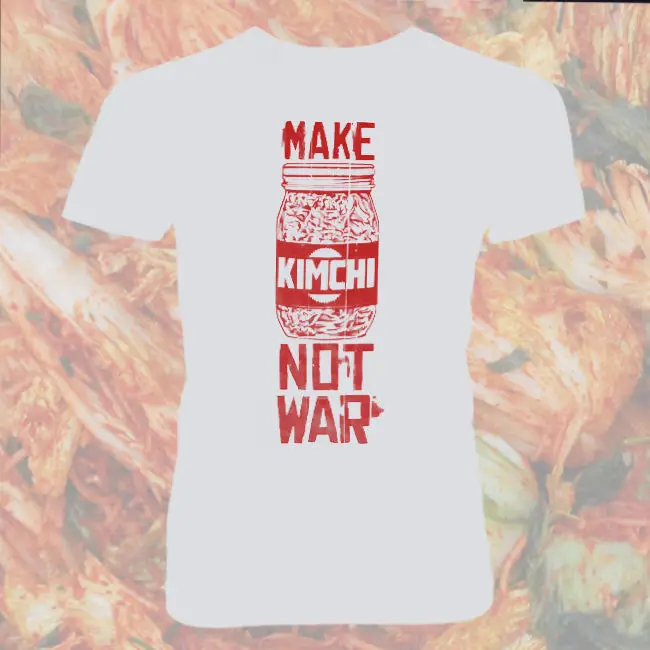 Loose Black Men Tshirts Homme Tees New Retro Vintage Make Kimchi Not War Large Print Shirt T Shirt 033138
Loose Black Men Tshirts Homme Tees New Retro Vintage Make Kimchi Not War Large Print Shirt T Shirt 033138