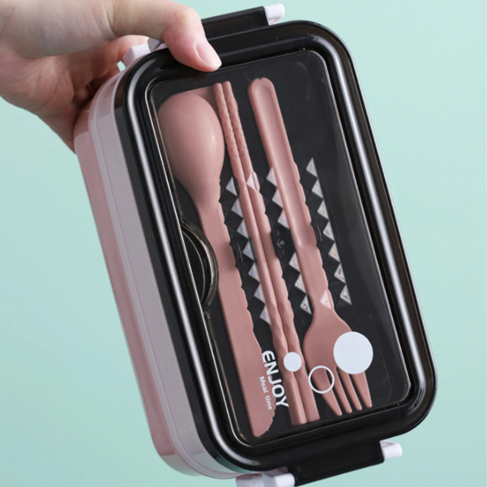 Lunch Box Stainless Steel 2-Layer Leak-proof Bento Container With Phone Holder Food Storage Box For Kids Office Worker Container
Lunch Box Stainless Steel 2-Layer Leak-proof Bento Container With Phone Holder Food Storage Box For Kids Office Worker Container