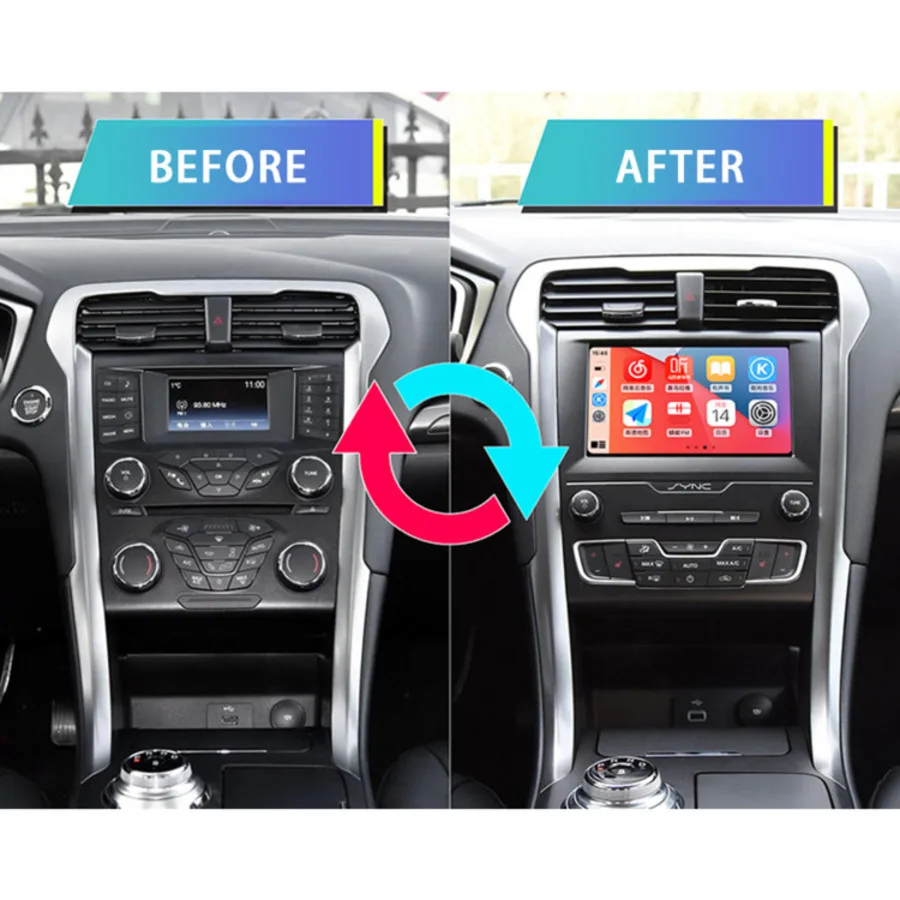 8-дюймовый QLED экран 1280*720 128G для Ford Mondeo MK5 2016 2017 Fusion 2013 2014 2012 Радио Android 10