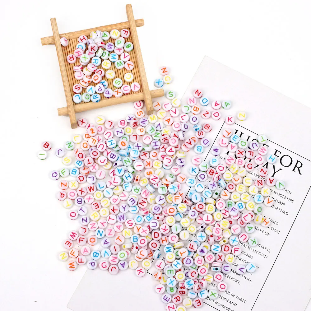 IBOWS 200pcs Round Spacer Beads Alphabet Letter Beads Acrylic Accessories Handmade Jewelry Materials DIY Charms Bracelet 
IBOWS 200pcs Round Spacer Beads Alphabet Letter Beads Acrylic Accessories Handmade Jewelry Materials DIY Charms Bracelet