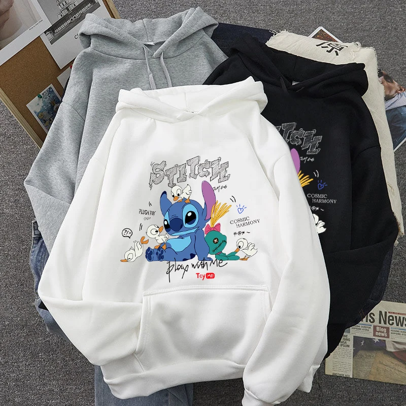Disney Stitch Hooded Sweater Ladies Fall Cartoon Top Sweatshirt Harajuku Casual Fashion Men and Women Same Style Sweater 2021
Disney Stitch Hooded Sweater Ladies Fall Cartoon Top Sweatshirt Harajuku Casual Fashion Men and Women Same Style Sweater 2021