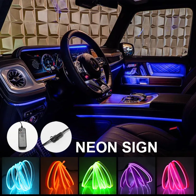 Neon Sign Neon Light LED Strip Sign El Wire Led Neon Under Car Flexible Soft Tube Lights Rope Light RGB Car Decor 1M/2M/3M/4M/5M
Neon Sign Neon Light LED Strip Sign El Wire Led Neon Under Car Flexible Soft Tube Lights Rope Light RGB Car Decor 1M/2M/3M/4M/5M