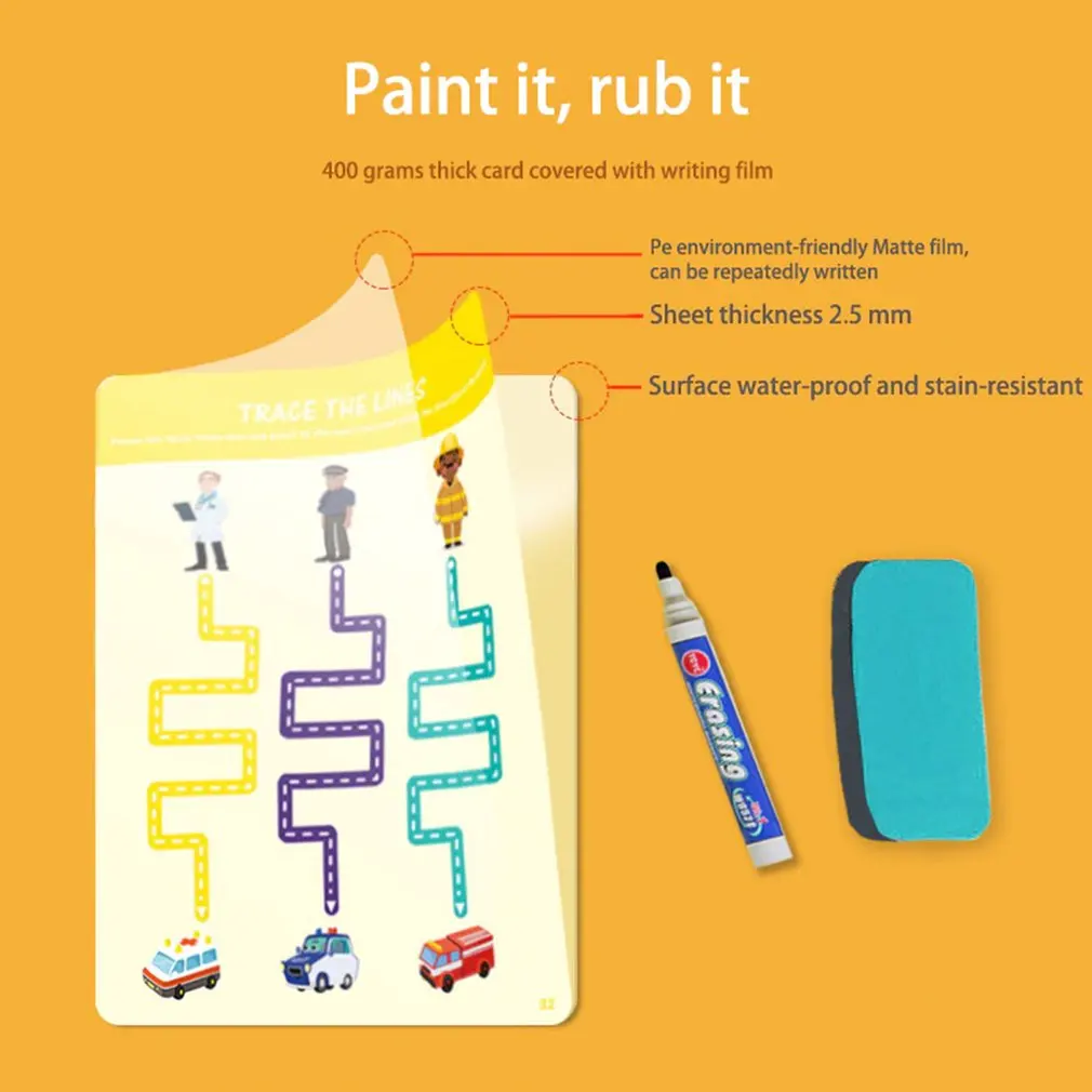 Montessori Children Toys Drawing Tablet DIY Color Shape Math Match Game Book Drawing Set Learning Educational Toys For Children
Montessori Children Toys Drawing Tablet DIY Color Shape Math Match Game Book Drawing Set Learning Educational Toys For Children