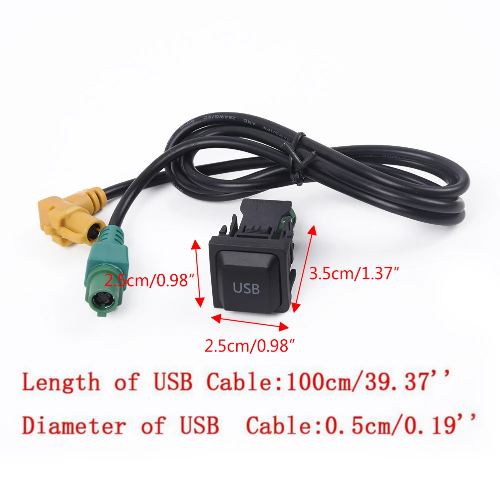 Harness Socket USB Switch Cable Controls Interior On/off Set For Golf SCIROCCO RCD510 RNS315 MK5 MK6 Durable New
Harness Socket USB Switch Cable Controls Interior On/off Set For Golf SCIROCCO RCD510 RNS315 MK5 MK6 Durable New