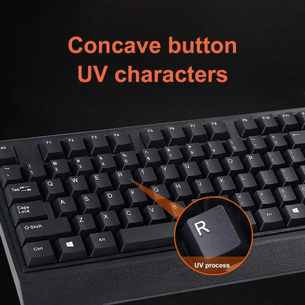 104 Keys Keys Keyboard Waterproof Wear-resistant USB Wired Keyboard Computer/Laptop Accessory for gaming and work
104 Keys Keys Keyboard Waterproof Wear-resistant USB Wired Keyboard Computer/Laptop Accessory for gaming and work