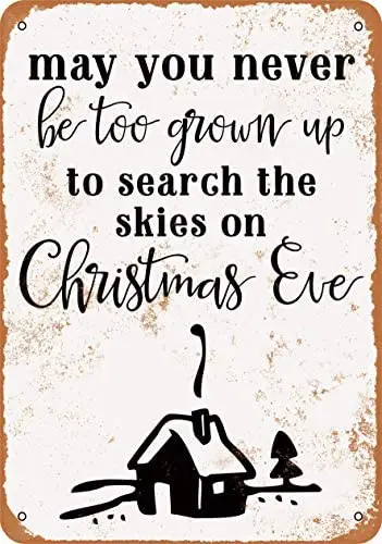 Search The Skies on Christmas Eve Metal Tin Sign 12 X 8 Inches Retro Vintage Decor
Search The Skies on Christmas Eve Metal Tin Sign 12 X 8 Inches Retro Vintage Decor