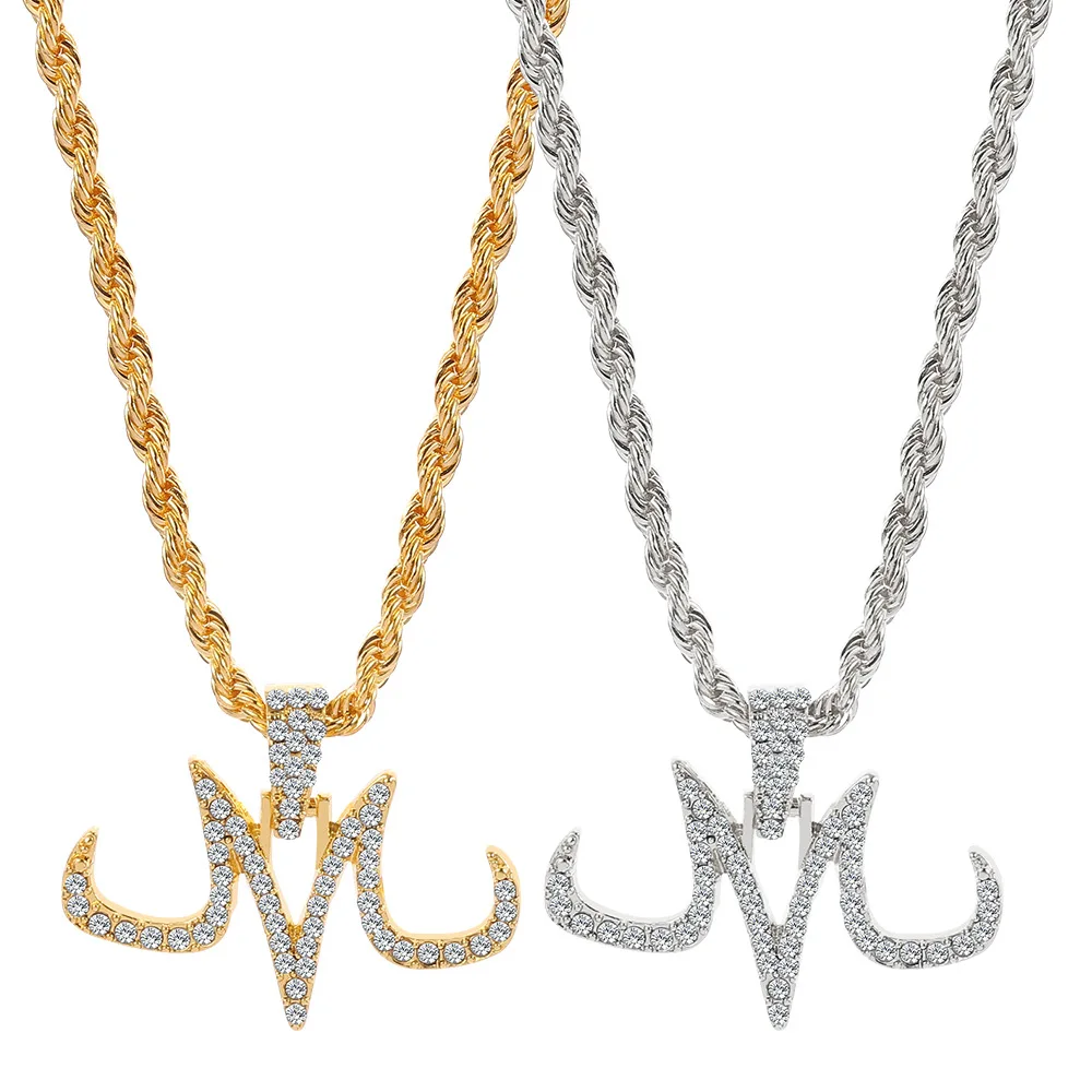 European And American New Hip-hop Punk Zircon Necklace Men's Necklace Fashion All-match Creative Necklace Valentine's Day Gift
European And American New Hip-hop Punk Zircon Necklace Men's Necklace Fashion All-match Creative Necklace Valentine's Day Gift