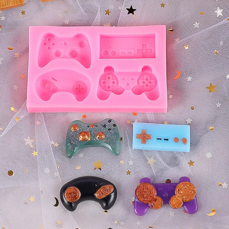 New Funny Game Gamepad Silicone Mold Boy Gifts Game Controller Silicone Mould Fondant Cake Decoration Sugar Mold Baking Tools
New Funny Game Gamepad Silicone Mold Boy Gifts Game Controller Silicone Mould Fondant Cake Decoration Sugar Mold Baking Tools