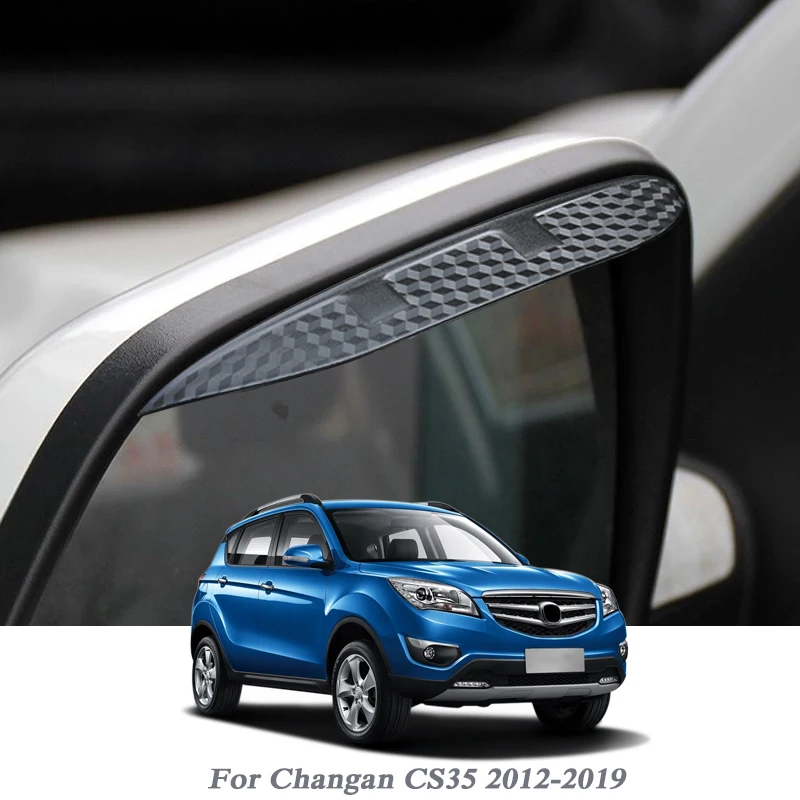 

Car Rearview Mirror Rain Eyebrow Auto Shield Snow Guard Sun Side Visor Shade Protector For CHANGAN CS35 2012-2019 Accessory