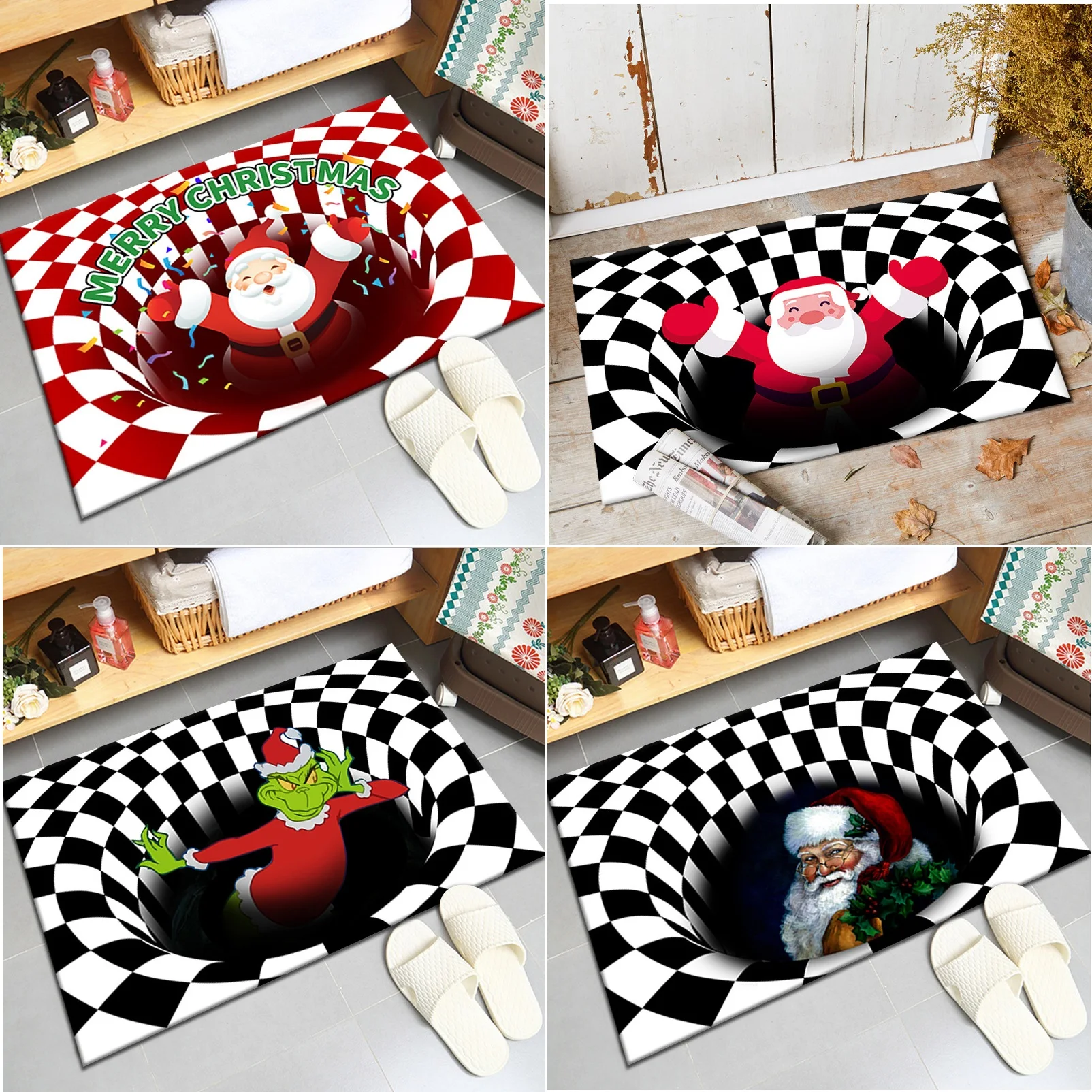 3D Santa Rug Christmas Outdoor Carpets Doormat Merry Christmas Decoration Navidad Gift Product Noel Happy New Year Ornament
3D Santa Rug Christmas Outdoor Carpets Doormat Merry Christmas Decoration Navidad Gift Product Noel Happy New Year Ornament