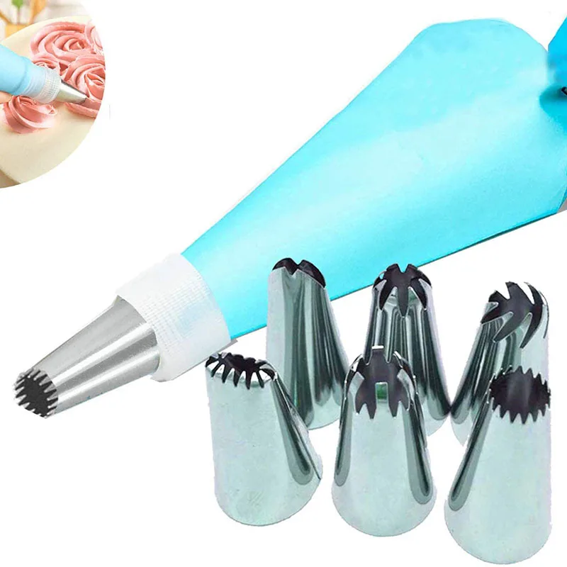Reusable Silicone Piping Bags Icing Piping Cream Pastry Bag DIY Cake Decorating Tools Cake Tools
Reusable Silicone Piping Bags Icing Piping Cream Pastry Bag DIY Cake Decorating Tools Cake Tools