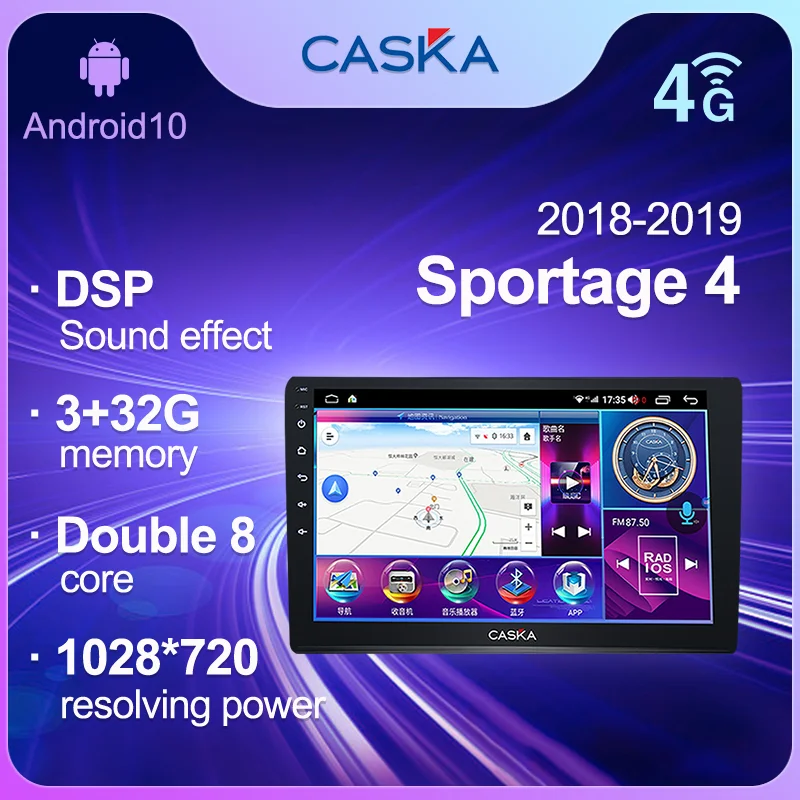 CASKA DG2-DG9 Android Auto Radio For Kia Sportage 4 QL 2018 - 2019 Carplay 4G Car Multimedia Navigation GPS 2din autoradio WIFI
CASKA DG2-DG9 Android Auto Radio For Kia Sportage 4 QL 2018 - 2019 Carplay 4G Car Multimedia Navigation GPS 2din autoradio WIFI