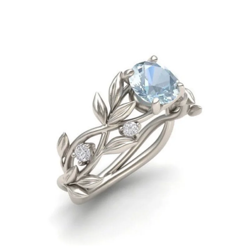 European and American Fashion Zircon Jewelry Flower Jewelry Princess Engagement Ring Blue Zircon Ring
European and American Fashion Zircon Jewelry Flower Jewelry Princess Engagement Ring Blue Zircon Ring