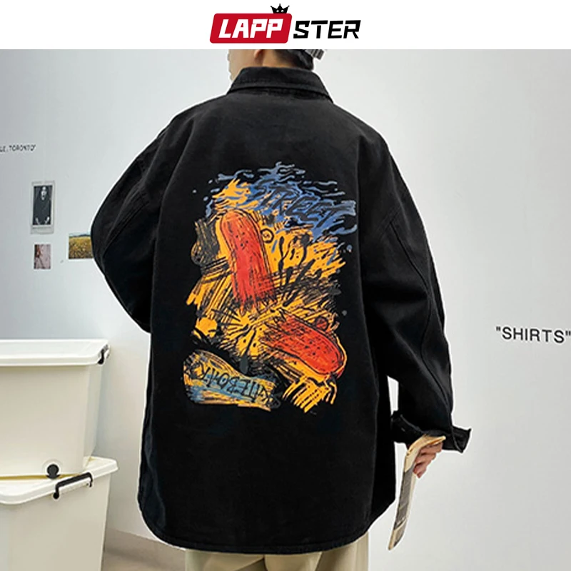LAPPSTER Men Streetwear Vintage Oversized Jean Jacket 2022 Mens Blue Korean Fashion Denim Jacket Male Casual Hip Hop Windbreaker
LAPPSTER Men Streetwear Vintage Oversized Jean Jacket 2022 Mens Blue Korean Fashion Denim Jacket Male Casual Hip Hop Windbreaker