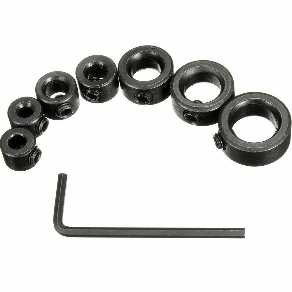 7Pcs 3-12mm Drill Bit Depth Stop Collar Ring Positioner Spacing Ring Locator Bit Limit Ring With Wrench Drill Hand Tool Set
7Pcs 3-12mm Drill Bit Depth Stop Collar Ring Positioner Spacing Ring Locator Bit Limit Ring With Wrench Drill Hand Tool Set