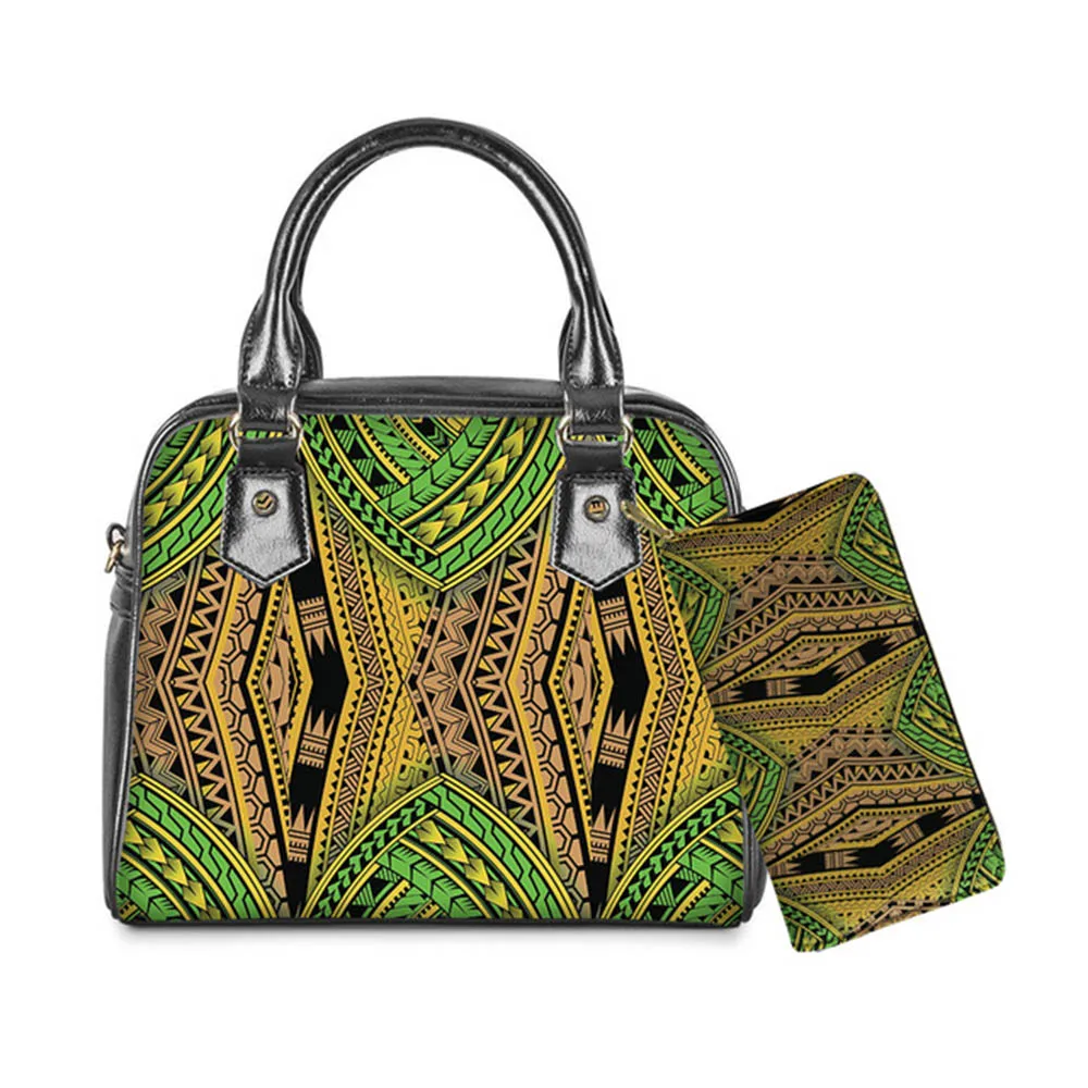 

HYCOOL Women Travel Tote Hand Bag Polynesian Traditional Tribal Messenger Bags Women Leisure Handbag for Ladies Teenage Girl