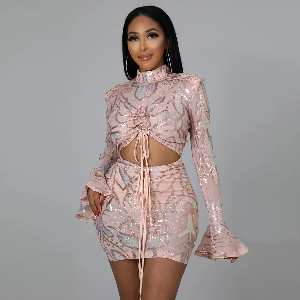 2022 New Women O-Neck Long Sleeve Hollow Out Diamond Sheath Bandage Dress Sexy Beading Mini Celebrity Runway Party Vestidos
2022 New Women O-Neck Long Sleeve Hollow Out Diamond Sheath Bandage Dress Sexy Beading Mini Celebrity Runway Party Vestidos