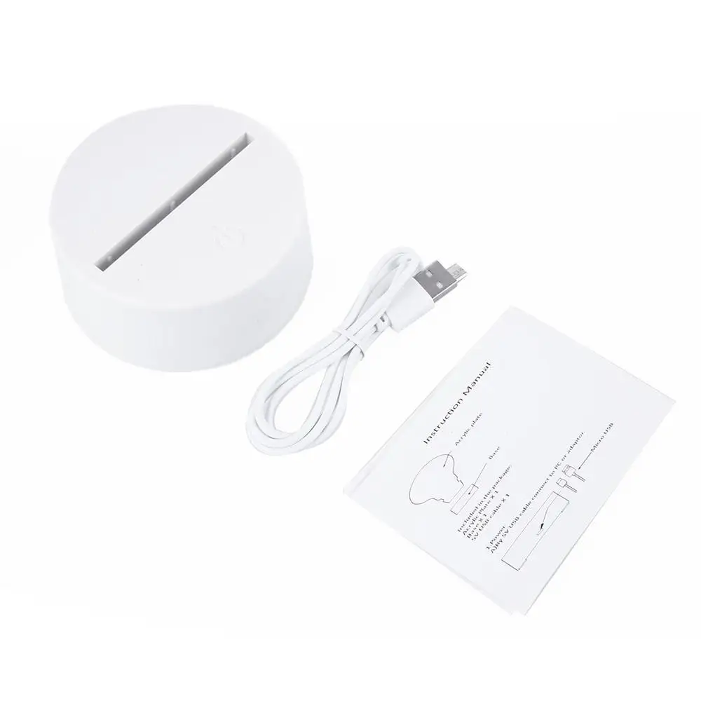 Lamp Base 3D Home Ornament Light Up LED DC 5V Luminous Indoor Display 7 Colors Gift Decoration Light Base Lighting Fixture
Lamp Base 3D Home Ornament Light Up LED DC 5V Luminous Indoor Display 7 Colors Gift Decoration Light Base Lighting Fixture