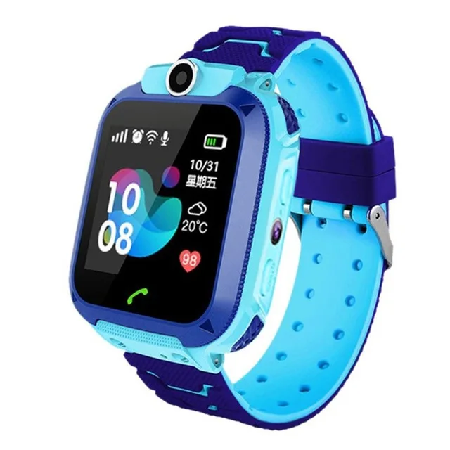 Детские Смарт-часы Q12 с играми GPS позиционирование трекер 1 44 дюйма кнопка SOS