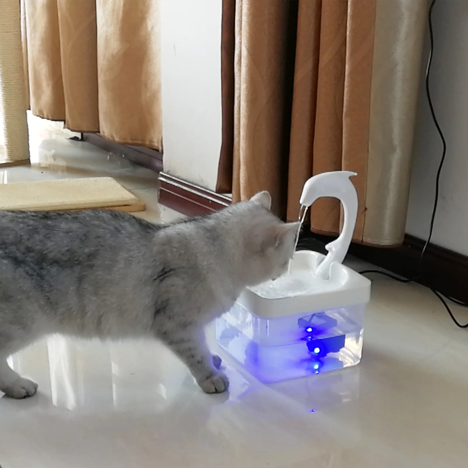 Automatic Circulating Water Dispenser For Pets Cat Swan Style Water Dispenser LED Pet Automatic Drinking Fountain
Automatic Circulating Water Dispenser For Pets Cat Swan Style Water Dispenser LED Pet Automatic Drinking Fountain