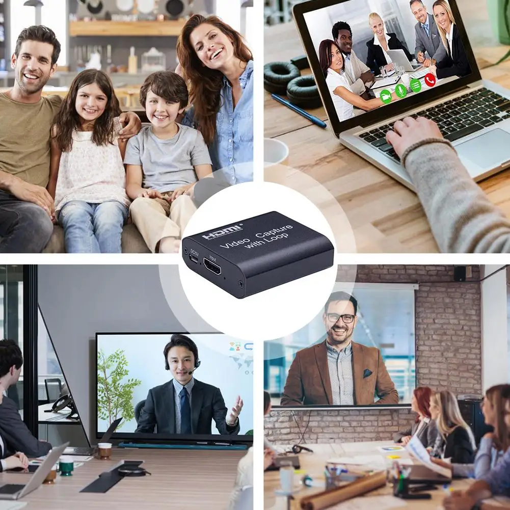 1080P 4K HDMI Video Capture Card HDMI To USB 2.0 Video Capture Device Dongle Game HD Capturing Record Live Streaming Broadcast
1080P 4K HDMI Video Capture Card HDMI To USB 2.0 Video Capture Device Dongle Game HD Capturing Record Live Streaming Broadcast