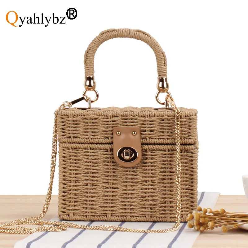 Qyahlybz band korean small square box straw beach tote bag for women handbag female chain crossbody bags bolsa feminina
Qyahlybz band korean small square box straw beach tote bag for women handbag female chain crossbody bags bolsa feminina