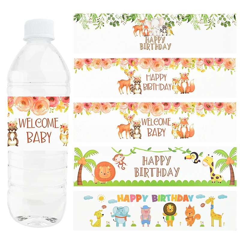 24pcs Jungle Safari Party Water Bottle Label Jungle Animal Baby Shower Water Bottle Wrappers Kids Birthday Gender Reveal Sticker
24pcs Jungle Safari Party Water Bottle Label Jungle Animal Baby Shower Water Bottle Wrappers Kids Birthday Gender Reveal Sticker