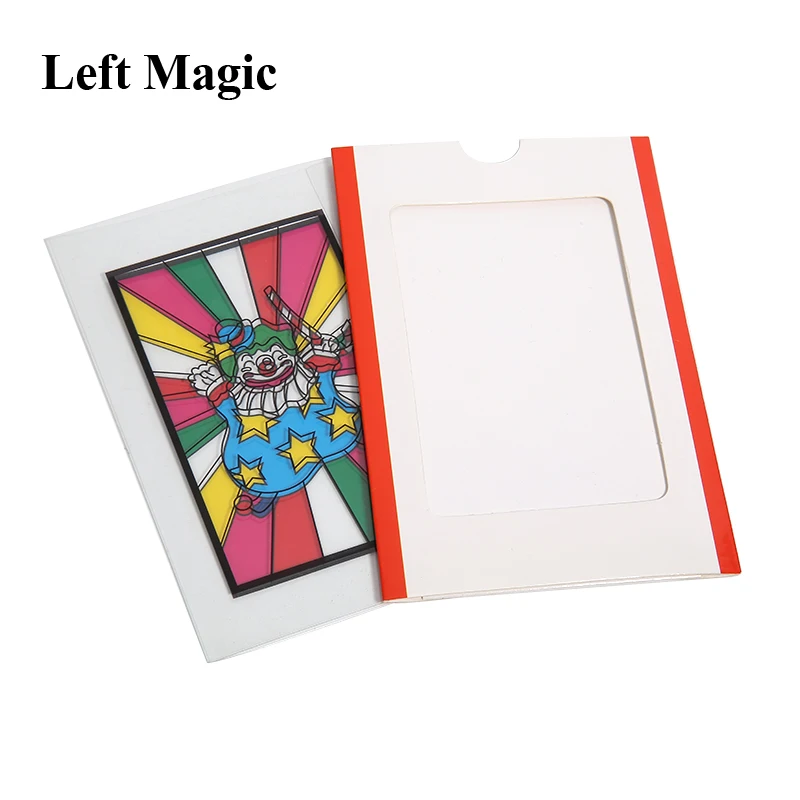 Clown Color Change Card Magic Trick Medium Size Props Illusions Street Mentalism Stage Kid Children Toy | Игрушки и хобби