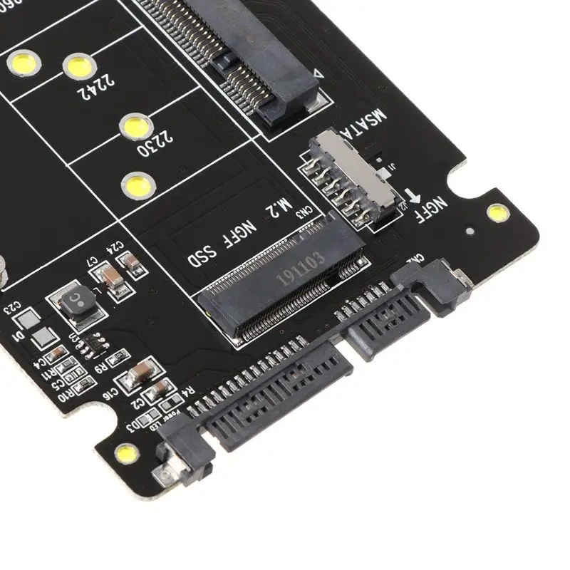 H7JA 2 In 1 MSATA/M.2 to SATA3 Converter Adapter Card Case Enclosure 2.5 Inch SSD Solid State Disk Drive for PC Computer
H7JA 2 In 1 MSATA/M.2 to SATA3 Converter Adapter Card Case Enclosure 2.5 Inch SSD Solid State Disk Drive for PC Computer