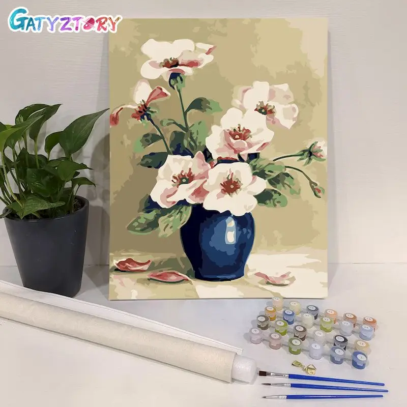 GATYZTORY 60x75CM Frame Painting By Numbers Flowers Number Painting For Christmas Decor ON Canvas Painting For Wall Art
GATYZTORY 60x75CM Frame Painting By Numbers Flowers Number Painting For Christmas Decor ON Canvas Painting For Wall Art