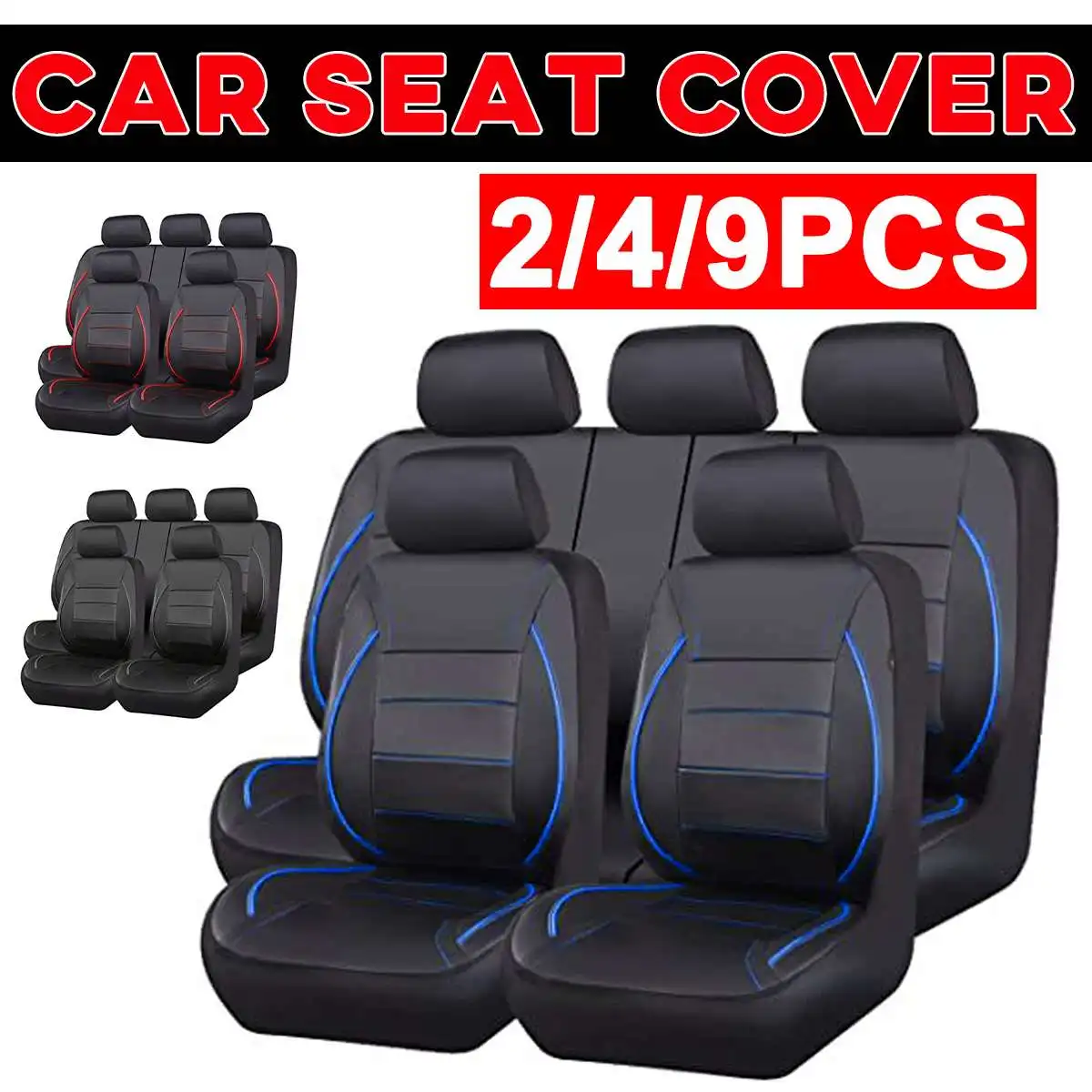 2/4 PCS Universal PU Leather Car Seat Covers Set Headrest Cover Rear Seat Back Protector Interior Accessories Car Covers
2/4 PCS Universal PU Leather Car Seat Covers Set Headrest Cover Rear Seat Back Protector Interior Accessories Car Covers