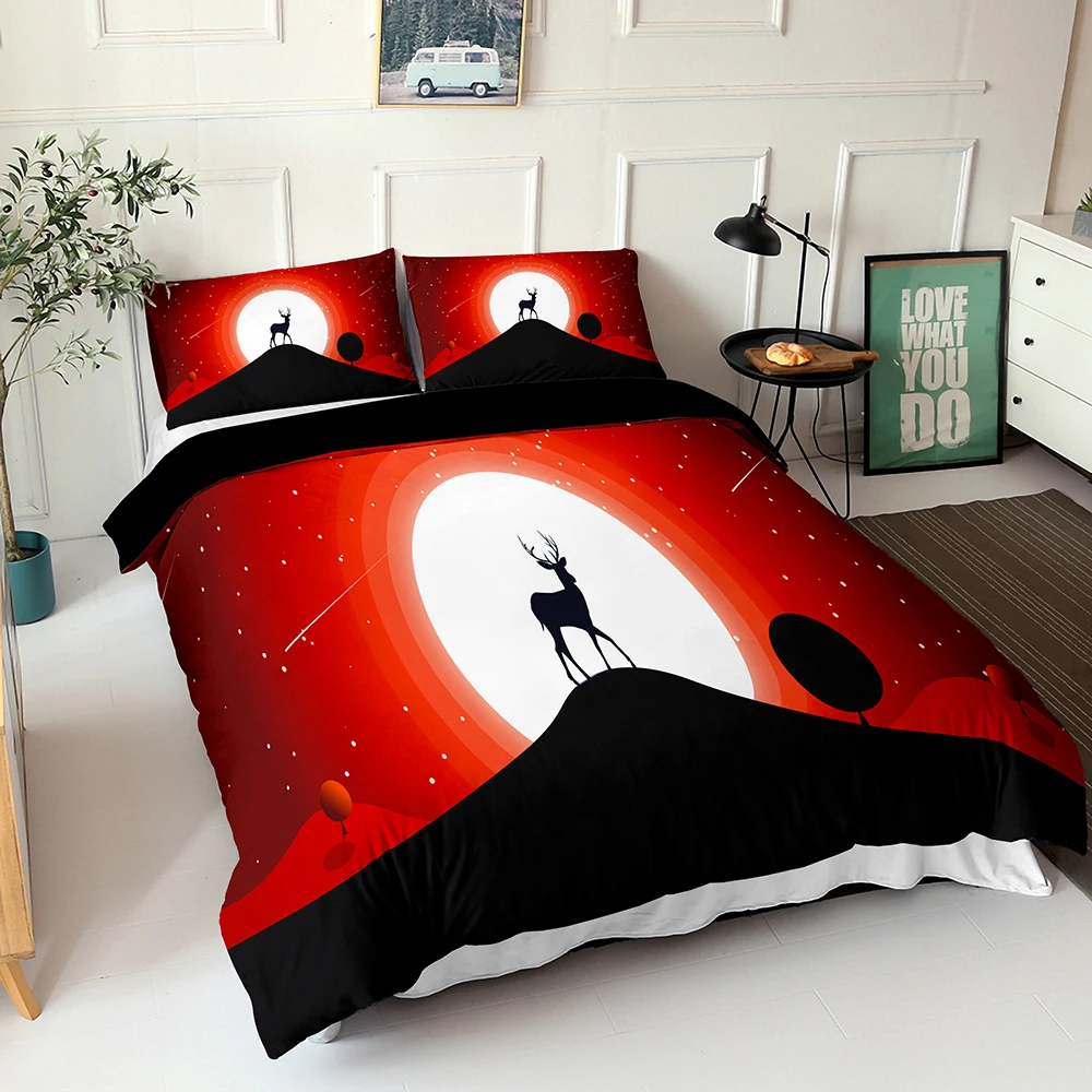 Winter Comforter Bedding Sets Elk Pattern Bed Linen Soft Bedding Sets With Pillowcases Fabic Home Decor For Bedroom
Winter Comforter Bedding Sets Elk Pattern Bed Linen Soft Bedding Sets With Pillowcases Fabic Home Decor For Bedroom