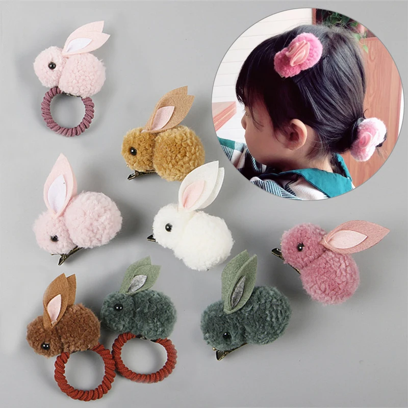 1PC Korean Cartoon 3D Rabbit Plush Girls Hair Rope Hair Clip Cute Hair Accessories High Quality Kids Headwear
1PC Korean Cartoon 3D Rabbit Plush Girls Hair Rope Hair Clip Cute Hair Accessories High Quality Kids Headwear