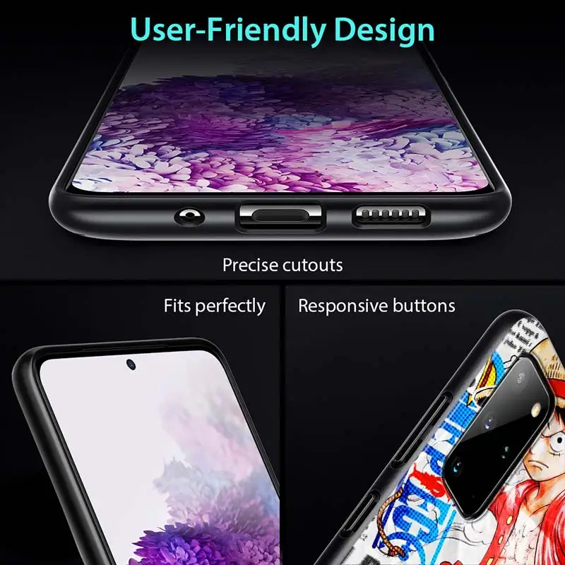 Japanese anime one piece for Samsung Note 20 S20 Ultra Plus A91 A71 A51 A41 A31 A21 A21S A11 A01 Bright Black Phone Case
Japanese anime one piece for Samsung Note 20 S20 Ultra Plus A91 A71 A51 A41 A31 A21 A21S A11 A01 Bright Black Phone Case