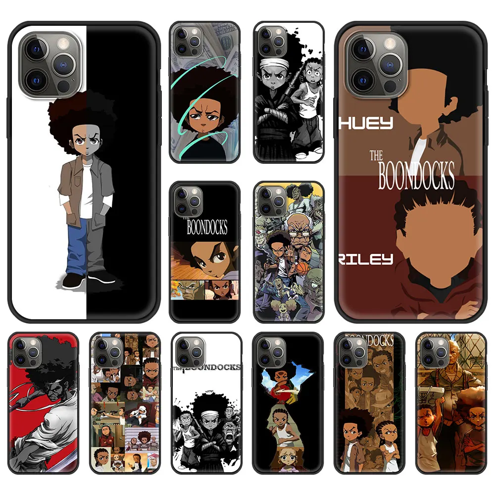 The Boondocks Anime Luxury Phone Case For iPhone 13 12 11 Pro MAX XR X SE XS 7 8 Plus Soft Silicone Black Matte Cover Fundas
The Boondocks Anime Luxury Phone Case For iPhone 13 12 11 Pro MAX XR X SE XS 7 8 Plus Soft Silicone Black Matte Cover Fundas