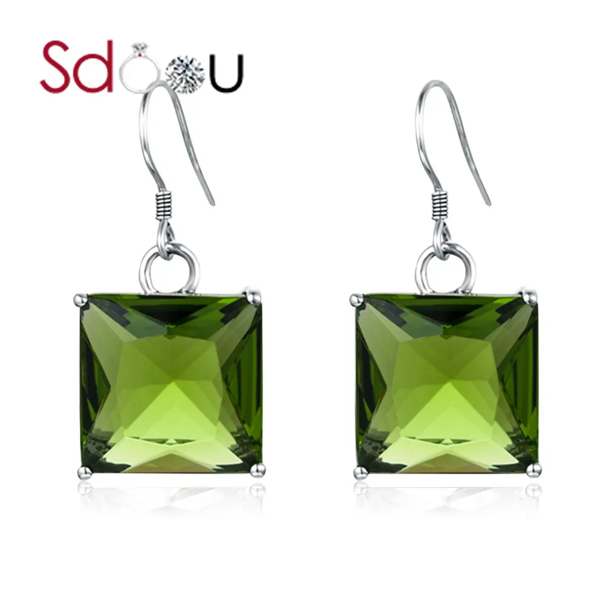 SDOOU Silver Earrings 925 Women Peridot Gemstone 925 Silver Drop Earrings Simple Classic Fine Jewelry For Women Hot Sale Brand
SDOOU Silver Earrings 925 Women Peridot Gemstone 925 Silver Drop Earrings Simple Classic Fine Jewelry For Women Hot Sale Brand