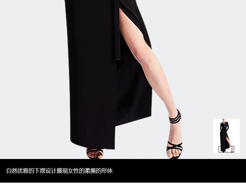 Autumn Women's 2020 New Fashion Turn-Down Collar Maxi Dress Slim and Thin Split Vintage Women Black Party Ankle-Length Dress
Autumn Women's 2020 New Fashion Turn-Down Collar Maxi Dress Slim and Thin Split Vintage Women Black Party Ankle-Length Dress