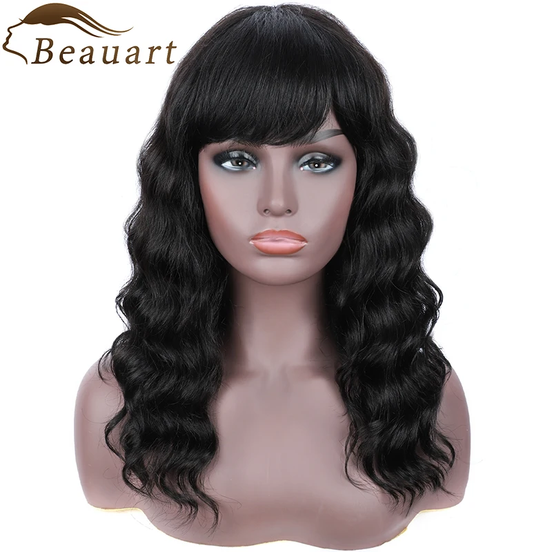 Beauart 100% Human Hair Deep Wave Full Wigs For Women 16" Black Straight In To Wave Wigs With Hair Bangs None Lace Front Wig
Beauart 100% Human Hair Deep Wave Full Wigs For Women 16" Black Straight In To Wave Wigs With Hair Bangs None Lace Front Wig