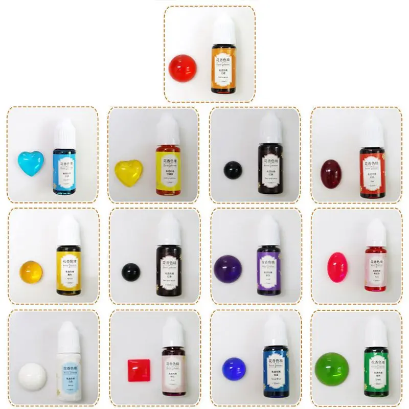 Epoxy Pigment 13 Color Liquid Epoxy Resin Dye 0.35oz Colorant Highly Concentrated Resin Pigment Flower Favor Resin Craft
Epoxy Pigment 13 Color Liquid Epoxy Resin Dye 0.35oz Colorant Highly Concentrated Resin Pigment Flower Favor Resin Craft