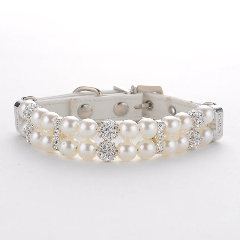 Crystal Pearls Adjustable Dog Collar Dog Leash For Small Dogs Pet Dogs Collar Leash Rope For Chihuahua Teddy Poodle Pomeranian
Crystal Pearls Adjustable Dog Collar Dog Leash For Small Dogs Pet Dogs Collar Leash Rope For Chihuahua Teddy Poodle Pomeranian
