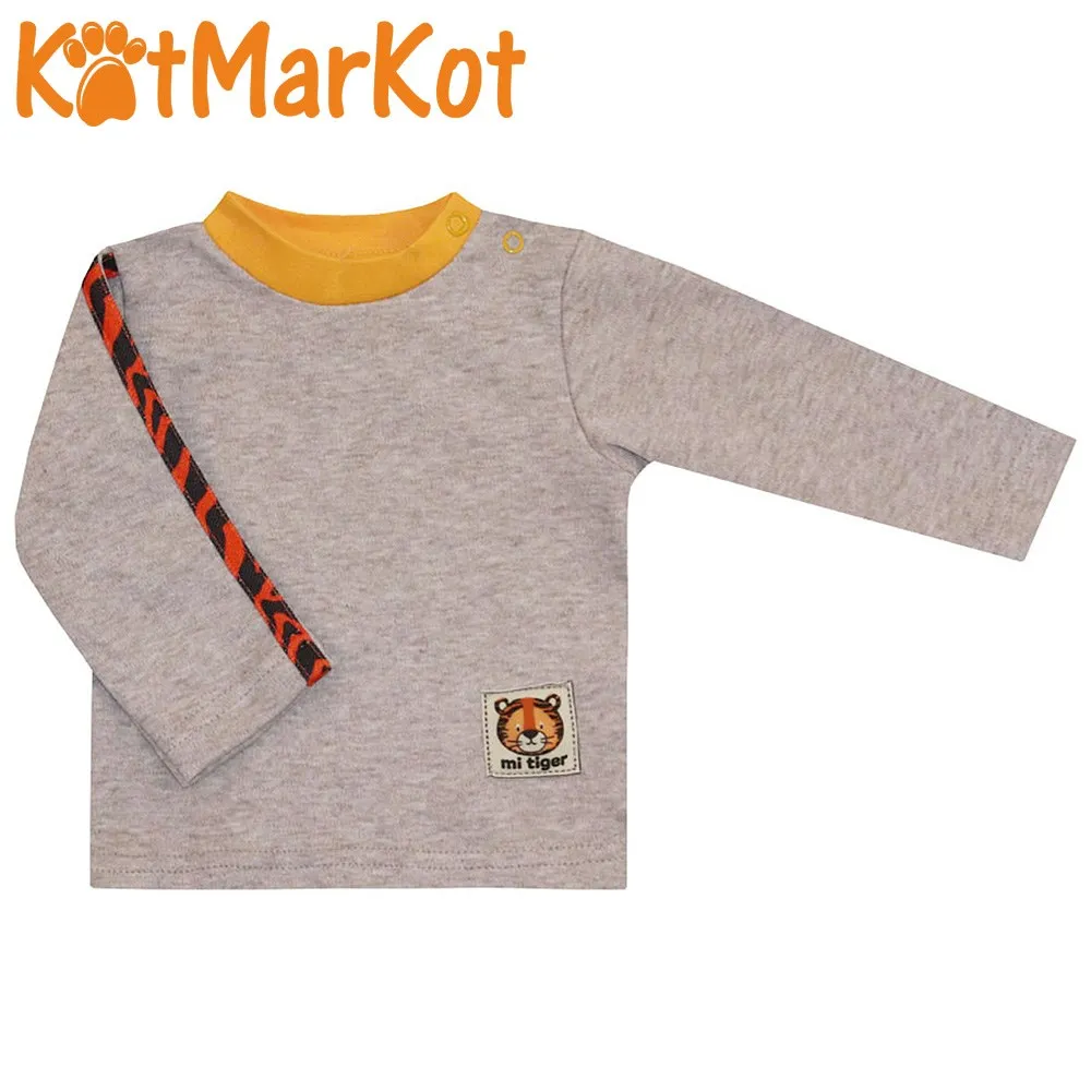 Джемпер для малыша Kotmarkot детская кофта"MY TIGER" 77112|Толстовки и кофты| |