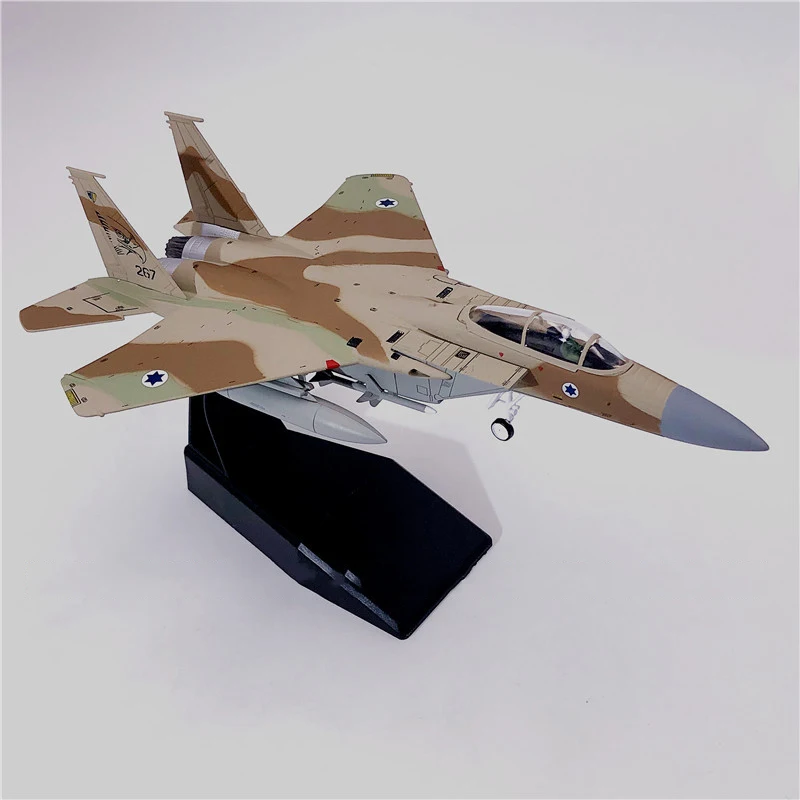 Нам F 15 267 1/100 весы Израиль ВВС Airline F15 Орел с камуфляжным принтом истребитель