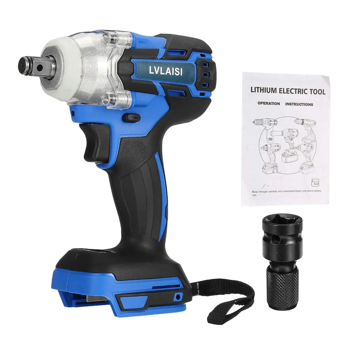 18V Electric Brushless Impact Wrench Cordless 1/2 Socket Wrench Power Tool Rechargeable For Makita Battery DTW285Z
18V Electric Brushless Impact Wrench Cordless 1/2 Socket Wrench Power Tool Rechargeable For Makita Battery DTW285Z