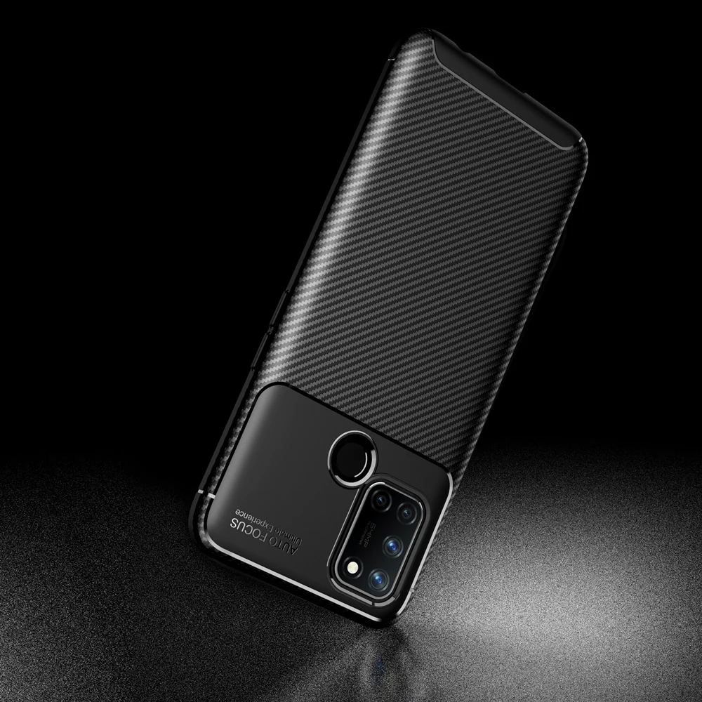 Carbon Fiber Pattern Luxury Fundas TPU Cover For OPPO Realme 7i Realme C17 Case Coque Shockproof Shell
Carbon Fiber Pattern Luxury Fundas TPU Cover For OPPO Realme 7i Realme C17 Case Coque Shockproof Shell