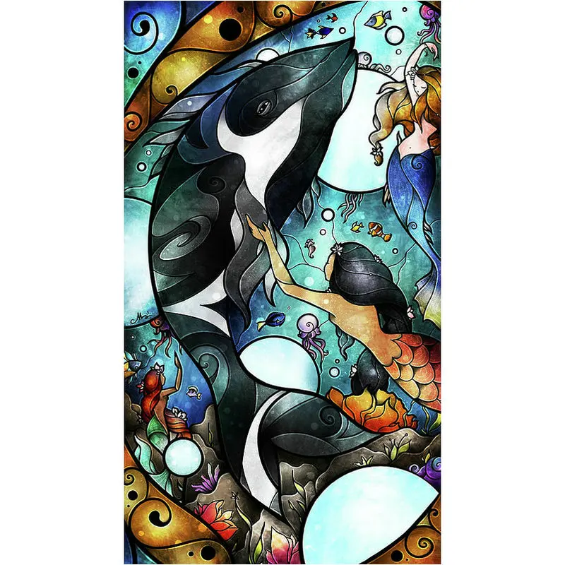 New DIY diamond painting fantasy whale children AB square Round drills resin mosaic diamond cartoon fairy color pattern
New DIY diamond painting fantasy whale children AB square Round drills resin mosaic diamond cartoon fairy color pattern