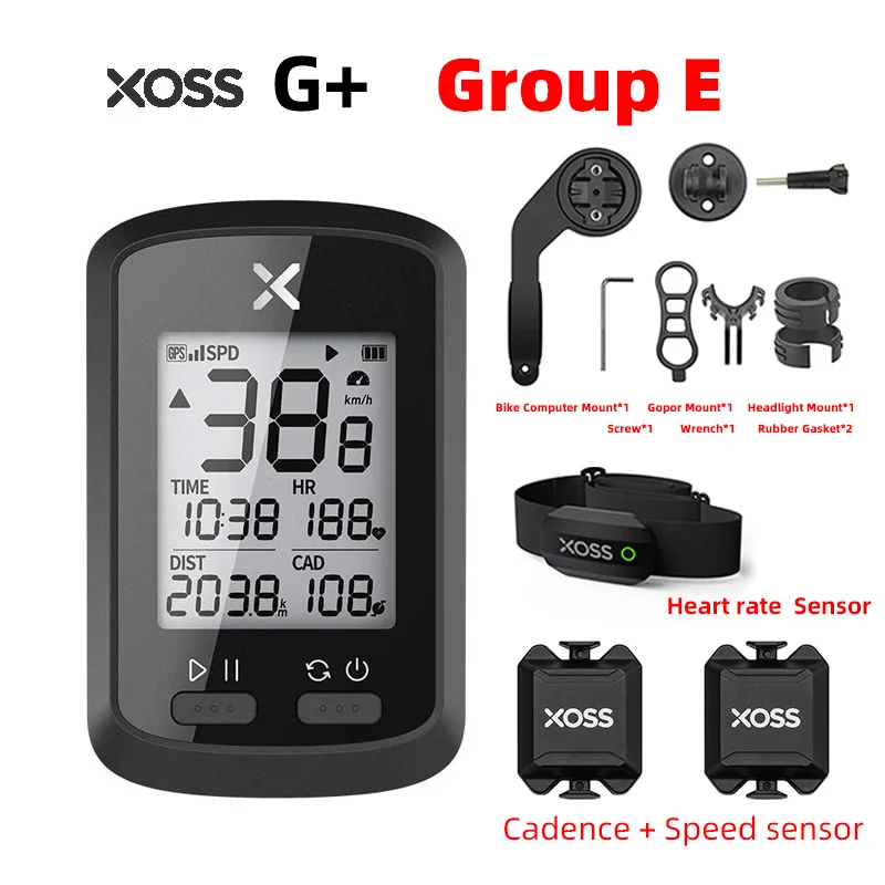 XOSS G Plus GPS Bike Computer Wireless Cycling Speedometer Road Bike MTB Waterproof Bluetooth ANT Cadence Speed Bicycle Computer
XOSS G Plus GPS Bike Computer Wireless Cycling Speedometer Road Bike MTB Waterproof Bluetooth ANT Cadence Speed Bicycle Computer