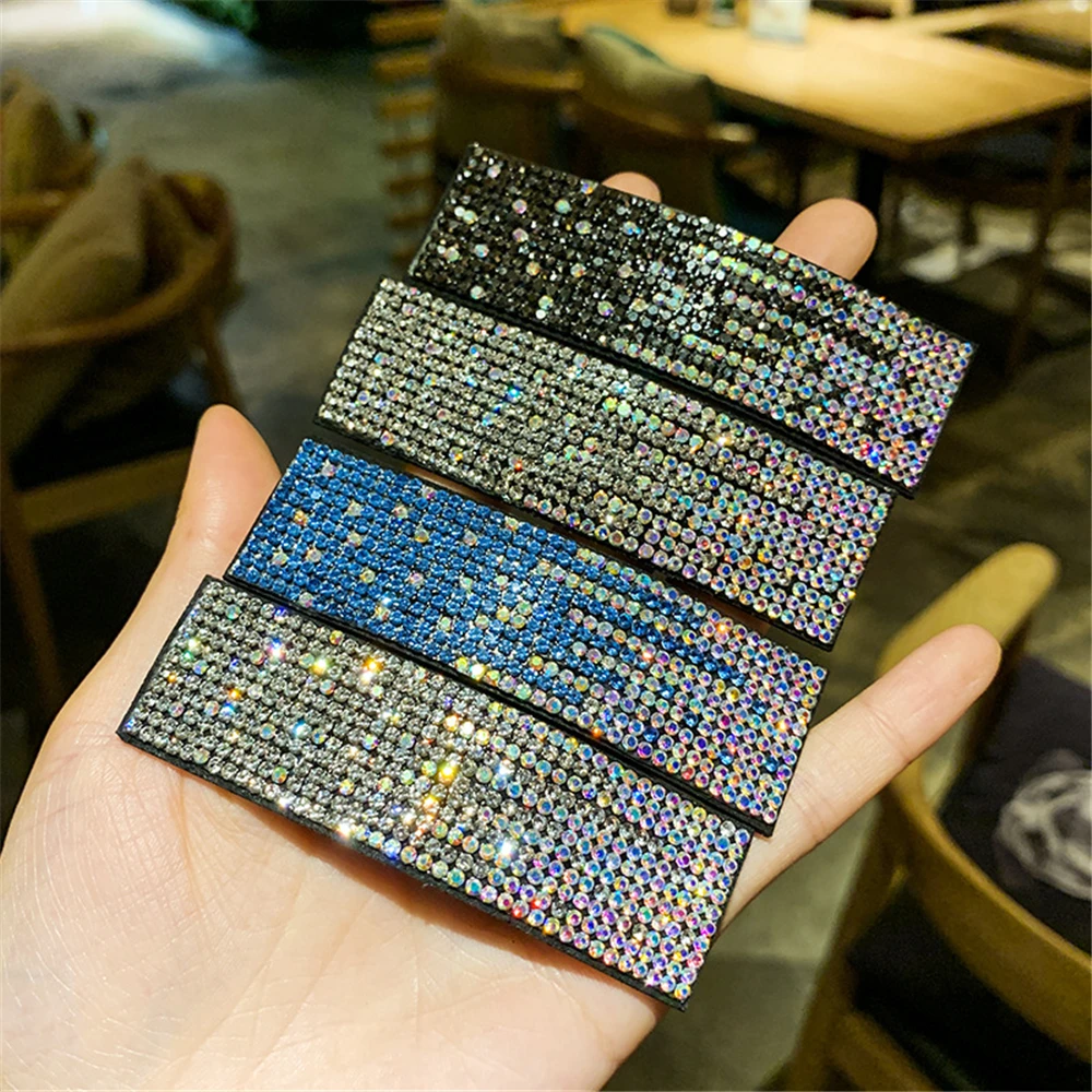 New Square Bling Crystal Hairpins Headwear For Women Girls Rhinestone Hair Clips Pins Barrette Accessories
New Square Bling Crystal Hairpins Headwear For Women Girls Rhinestone Hair Clips Pins Barrette Accessories