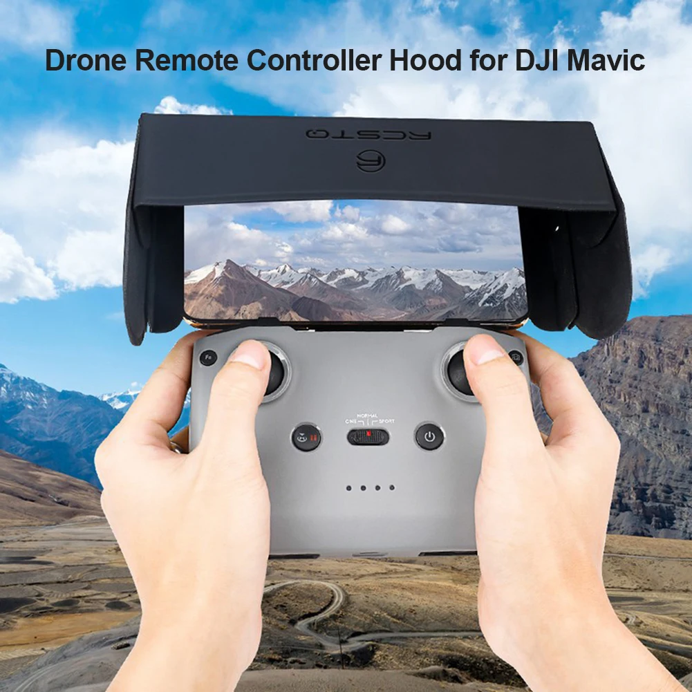 Drone Remote Control Sun Visor Foldable Mobile Phone Flat Panel Display Hood for DJI Mavic Mini 2 Air 2 2S Drone Accessories
Drone Remote Control Sun Visor Foldable Mobile Phone Flat Panel Display Hood for DJI Mavic Mini 2 Air 2 2S Drone Accessories