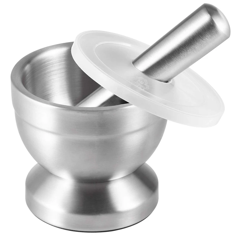 Hot Stainless Steel Mortar And Pestle, Spice Grinder, Pesto Powder Grinder With Lid For Crushing Abrasive, With Non-Slip Base, C
Hot Stainless Steel Mortar And Pestle, Spice Grinder, Pesto Powder Grinder With Lid For Crushing Abrasive, With Non-Slip Base, C
