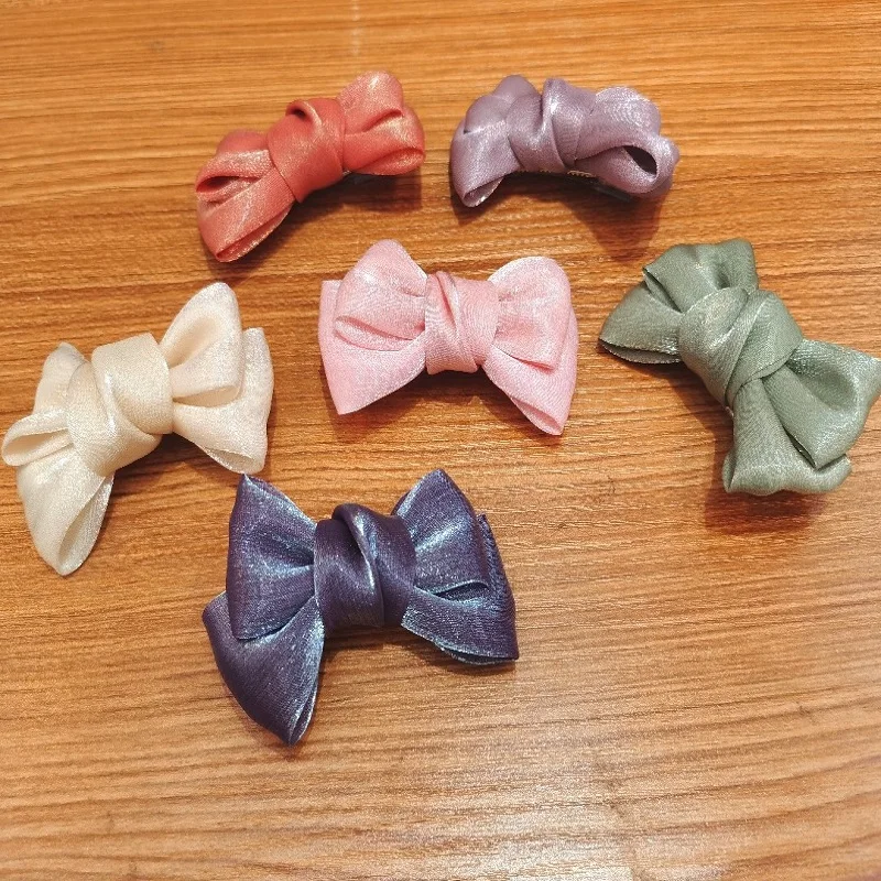 New Limited Fashion Simple Bowknot Pearl Hairpin Cute Temperament Girl 6 Color Hair Accessories Decorative Hairpin Jewelry
New Limited Fashion Simple Bowknot Pearl Hairpin Cute Temperament Girl 6 Color Hair Accessories Decorative Hairpin Jewelry